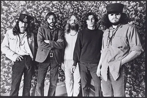 Alton Kelley, Victor Moscoco, Rick Griffin, Wes Wilson, Stanley Mouse